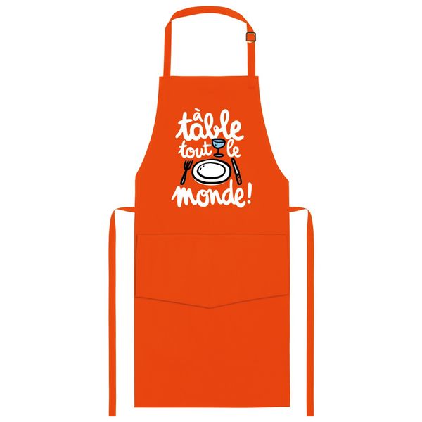 Tablier adulte A table